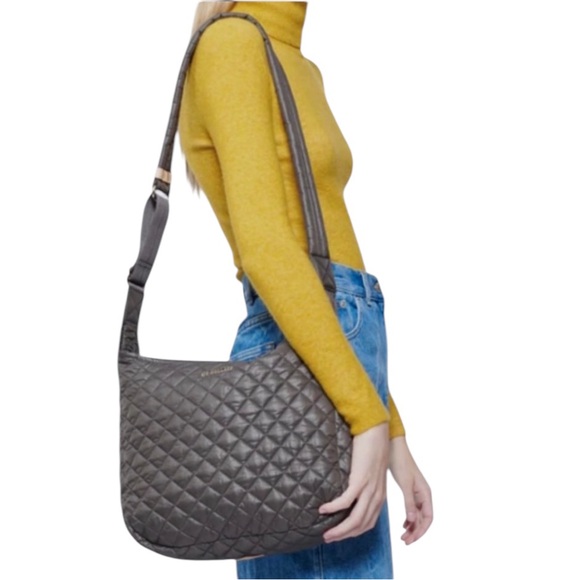 MZ Wallace Quilted Crossbody Bag in Taupe - Picture 16 of 16